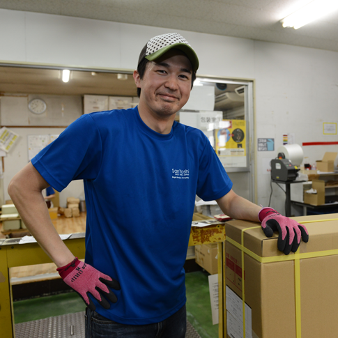 西田さんの仕事風景2